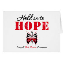 Oral Cancer Hold On To Hope Cards