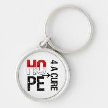 Oral Cancer Hope For a Cure Keychains