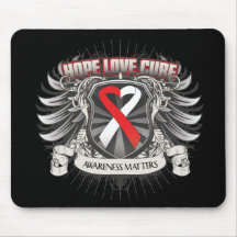 Oral Cancer Hope Love Cure Mouse Mats