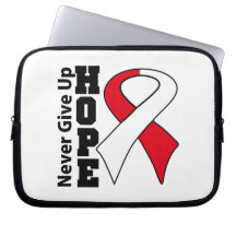 Oral Cancer Hope Never Give Up Computer Sleeves