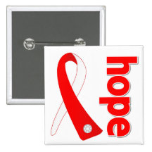 Oral Cancer Hope Ribbon Pinback Buttons