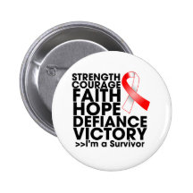 Oral Cancer Hope Strength Victory Buttons