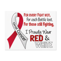 Oral Cancer I Proudly Wear Red and White 1