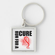 Oral Cancer Run For A Cure Keychains