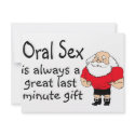 Oral Sex Is Always A Great Last Minute Gift invitations
