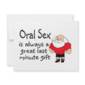 Oral Sex Is Always A Great Last Minute Gift invitations