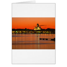 Orang wilight, Helsinki, Finland Greeting Cards