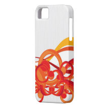 Orange abstract case