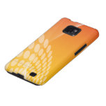 orange abstract samsung galaxy s cases