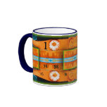 Orange Abstraction  mugs