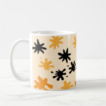 Orange And Black Splat Attack Mug mugs