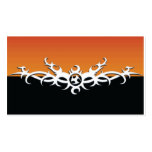 Orange-and-Black-Tribal business cards