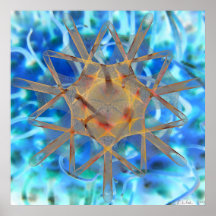 Orange and Blue March 2013 Print
