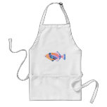 Orange and Blue Tropical Fish Aprons