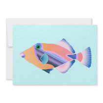 Orange and Blue Tropical Fish