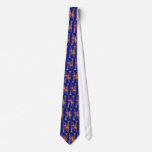 Orange and Blue Trumpets Ties