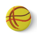 Orange and Yellow Swirls Watercolor Abstract buttons