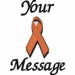Orange awareness ribbon - Customize