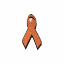 orange awareness ribbon embroidered shirts