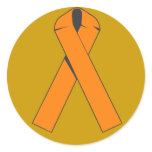 Orange Awareness Ribbon Products stickers