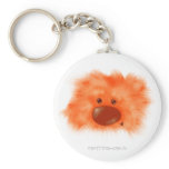 Orange Bear Critter Key Chains