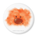 Orange Bear Critter Magnets