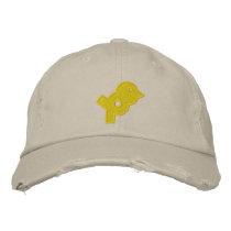Orange Bird Saturday Morning Cap Embroidered Baseball Cap