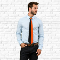 Orange & Black Tie ties