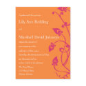 Orange Blossom Invite postcards