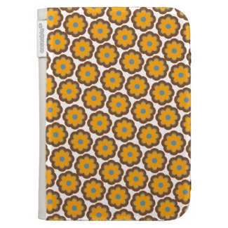 Orange blossoms - retro colors kindle keyboard covers