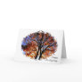 Orange & Blue- Happy Thanksgiving ... Card