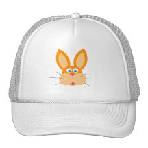 orange bunny trucker hats