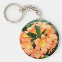 Orange Bush Lily Flower or Natal Lily Key Chains