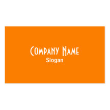 Orange Business Card