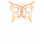 Orange Butterfly T-Shirt