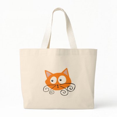 Orange Cat Bag by kabloo20