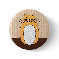 'Orange Cat' Button