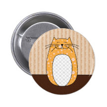 'Orange Cat' Button