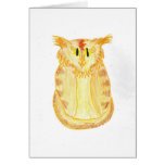 Orange Cat Greeting Card