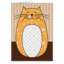 'Orange Cat' Card