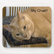Orange Cat Mousepad