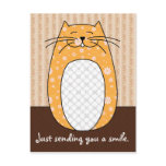 'Orange Cat' Postcard