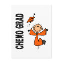 Orange CHEMO GRAD 1 (Leukaemia) postcards