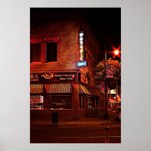 Orange Circle North Print