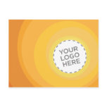 Orange Circles Postcards