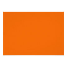 Orange Colour 5 x 7 inch Personalised Announcements