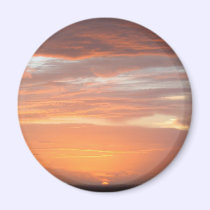 Orange Coloured Sky magnets