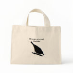 Orange-crowned Warbler silhouette Bag