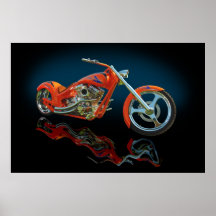 Orange cruished poster