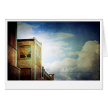 Orange Curtain Card